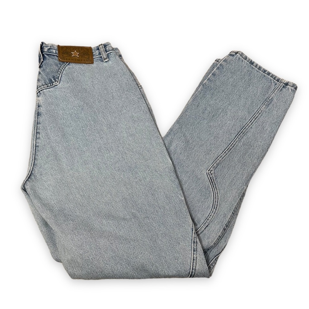 Vintage Roper Jeanswear Western Denim High Waist Mom Jeans Light Wash Size 13